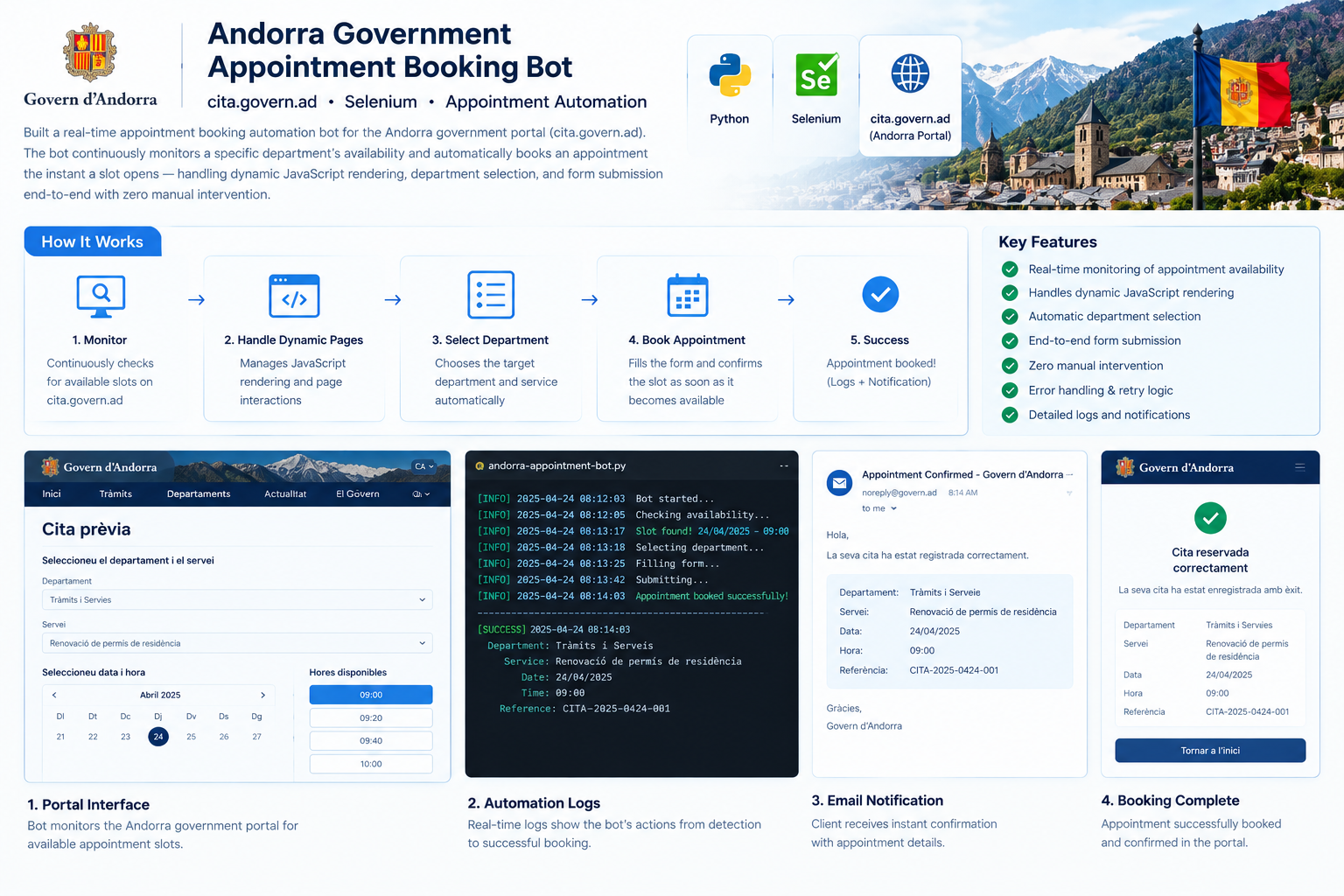 Andorra Appointment Booking Bot